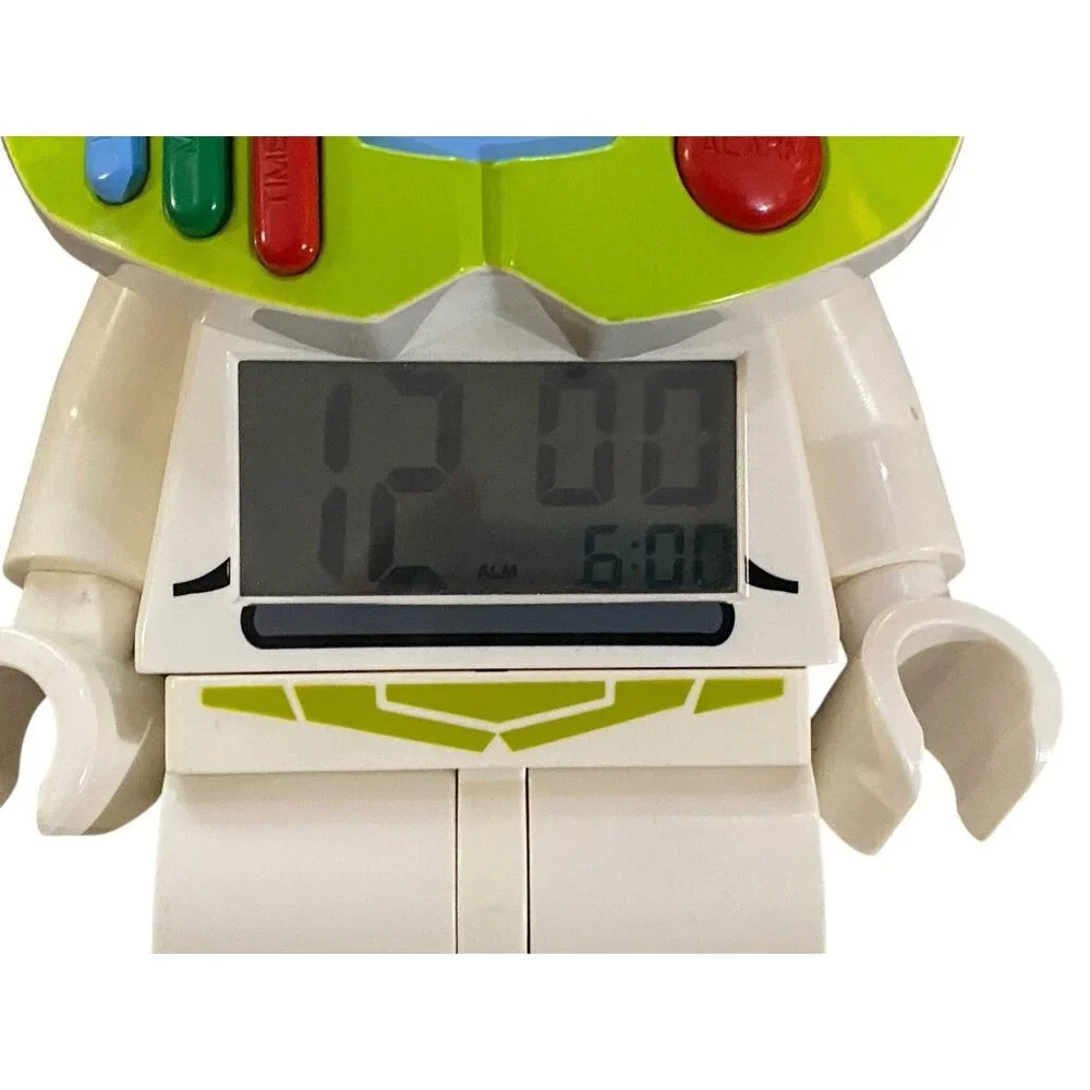 Toy Story 3 Buzz Lightyear Lego Alarm Clock Figure 9" Limited Rare Disney Tested - Picture 3 of 5